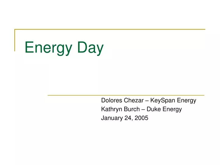 energy day