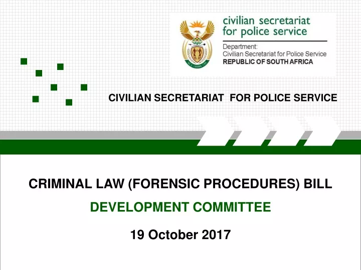 civilian secretariat for police service