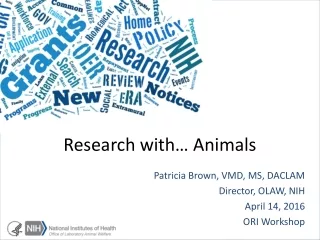 Research with… Animals
