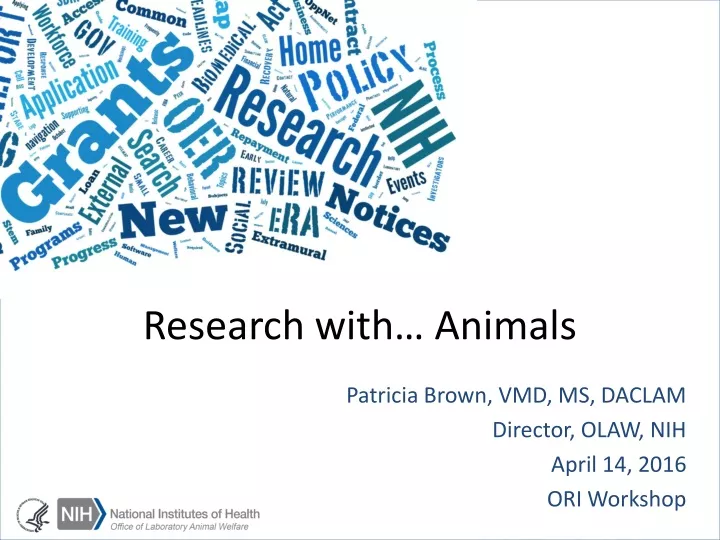 research with animals