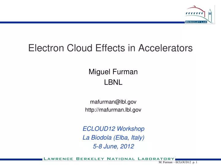 electron cloud effects in accelerators