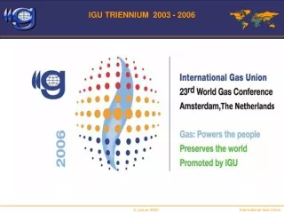 IGU TRIENNIUM  2003 - 2006