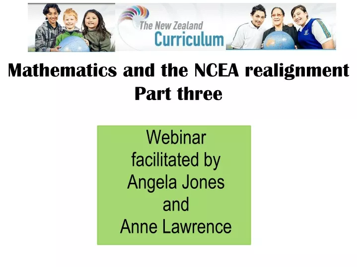 mathematics and the ncea realignment part three
