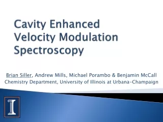 Cavity Enhanced Velocity Modulation Spectroscopy