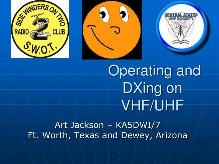 operating and dxing on vhf uhf