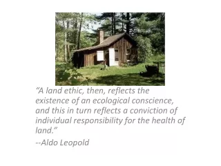 History of Aldo Leopold