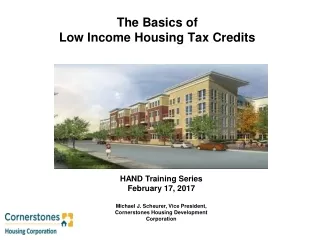 The Basics of Low Income Housing Tax Credits