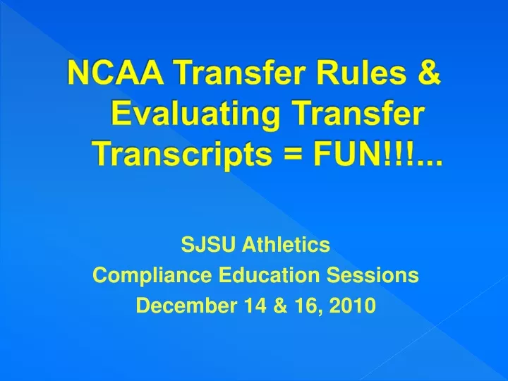 ncaa transfer rules evaluating transfer transcripts fun
