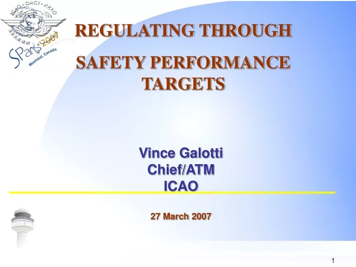 regulating through safety performance targets
