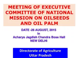 DATE -26 AUGUST, 2015  In Acharya Jagdish  Chandra Bose Hall NEW DELHI