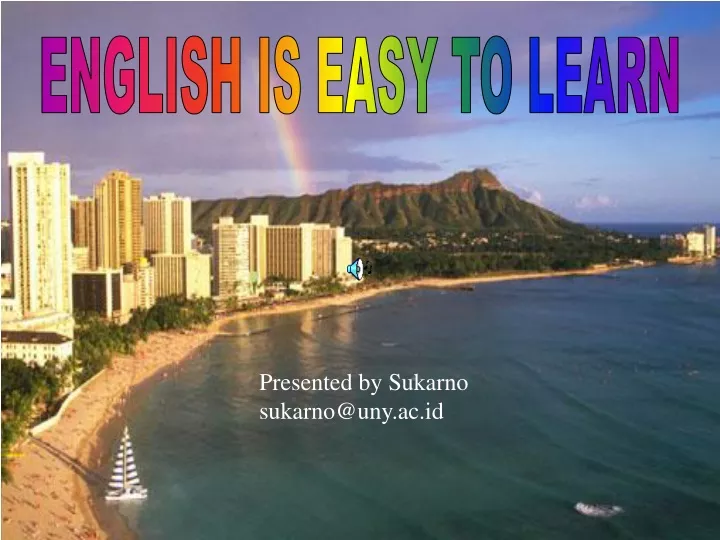 english is easy to learn
