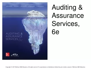 Auditing &amp; Assurance Services, 6e