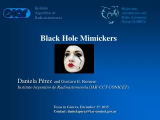 Black Hole Mimickers