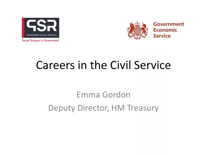 careers in the civil service