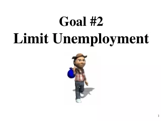 Goal #2 Limit Unemployment