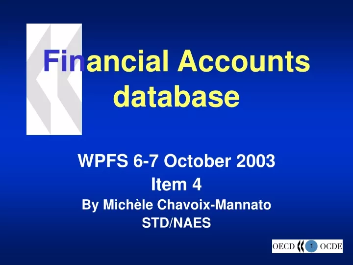 fin ancial accounts database