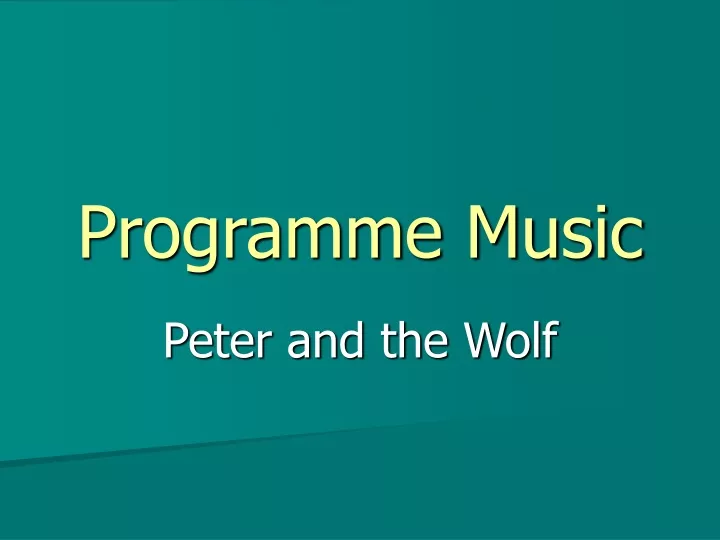 programme music
