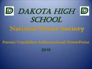 Dakota High School  National Honor Society