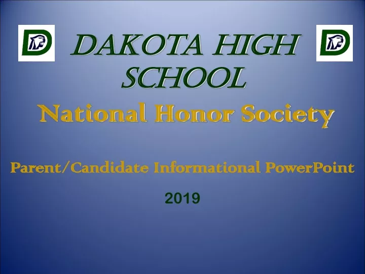 dakota high school national honor society