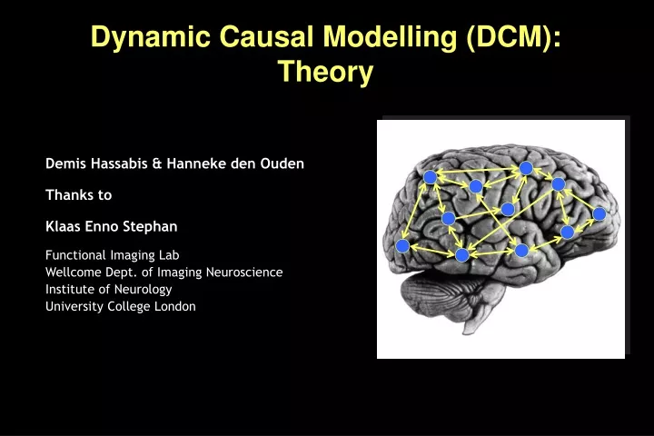 dynamic causal modelling dcm theory