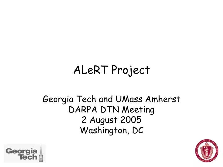 alert project