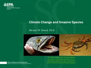 climate change and invasive species