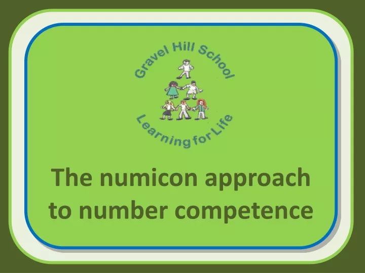 the numicon approach to number competence