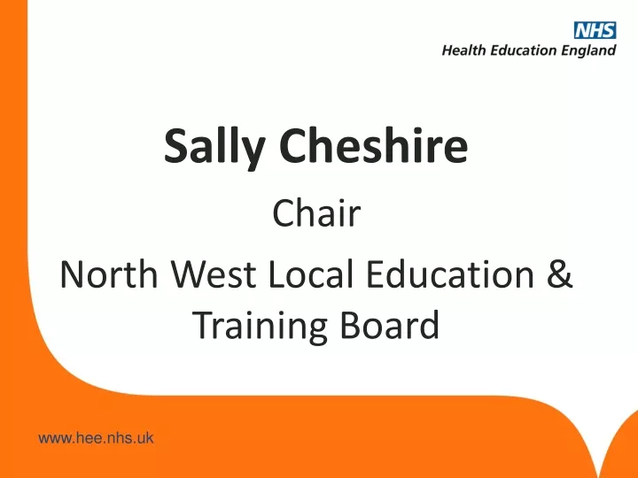 sally cheshire chair north west local education