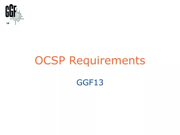 ocsp requirements