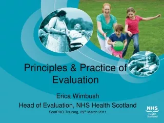 Principles &amp; Practice of Evaluation