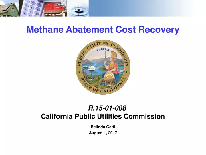 methane abatement cost recovery