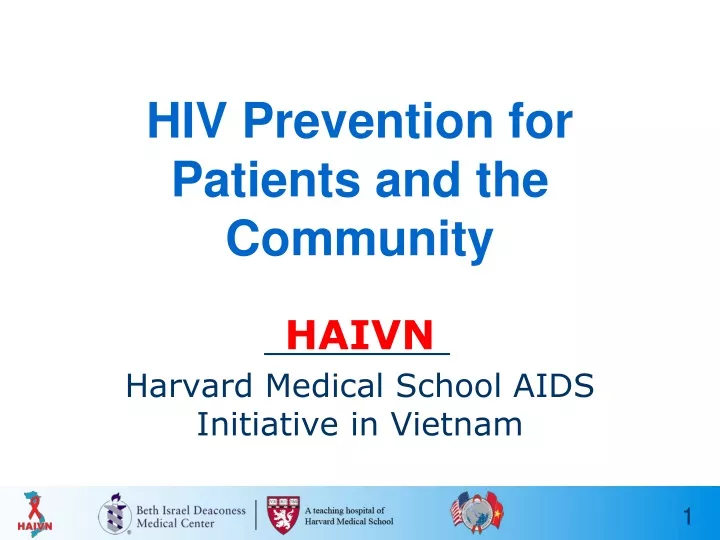 hiv prevention for patients and the community
