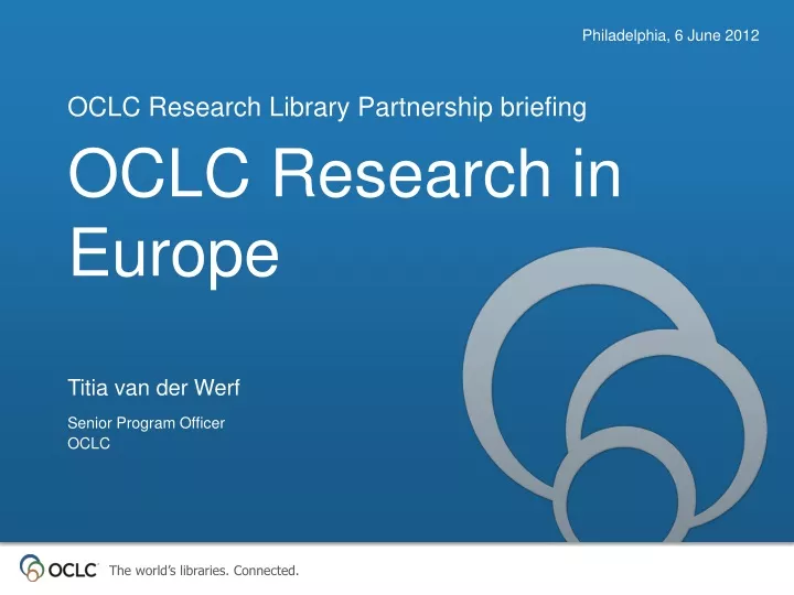 oclc research library partnership briefing