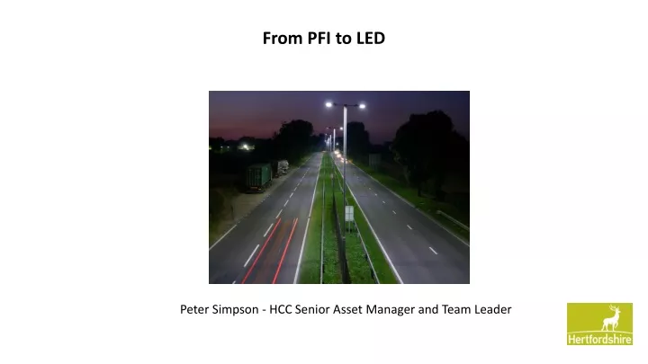 from pfi to led