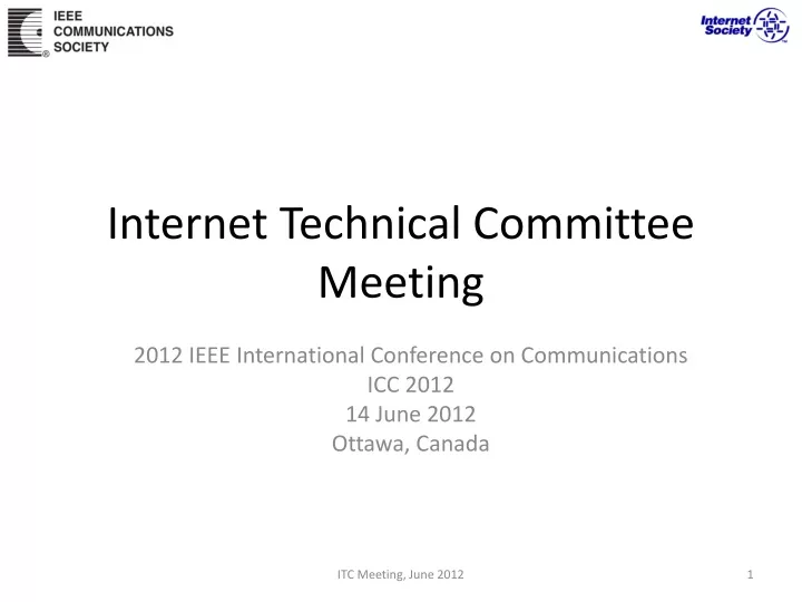 internet technical committee meeting