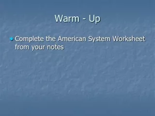 Warm - Up