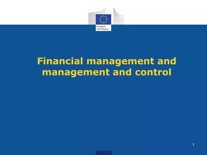 financial management and management and control