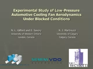 Experimental Study of Low-Pressure Automotive Cooling Fan Aerodynamics Under Blocked Conditions