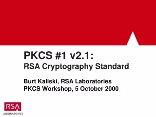 PKCS #1 v2.1: RSA Cryptography Standard