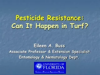 Pesticide Resistance: Can It Happen in Turf?