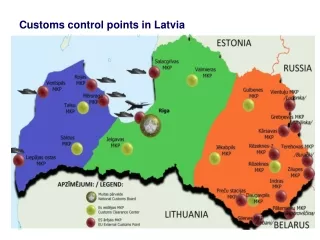 Customs control points in Latvia