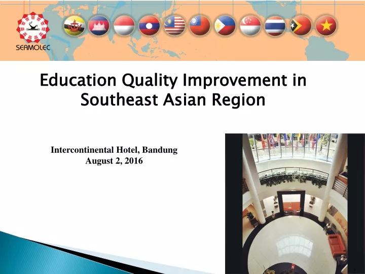 education quality improvement in southeast asian