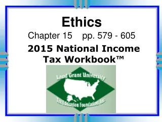 Ethics Chapter 15    pp. 579 - 605