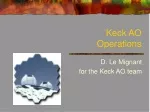 Keck AO Operations - slide 1