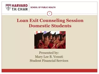 Loan Exit Counseling Session  Domestic  Students