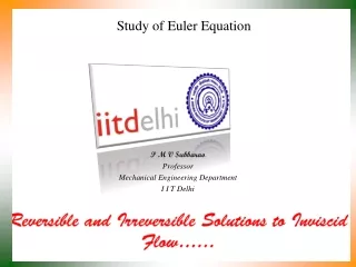 Study of Euler Equation