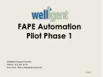 FAPE Automation Pilot Phase 1 - slide 1