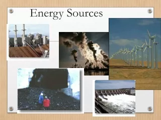 Energy Sources