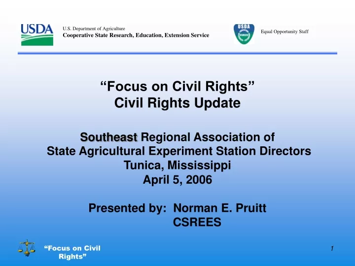 focus on civil rights civil rights update