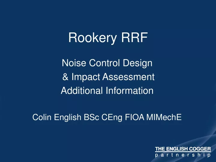 rookery rrf